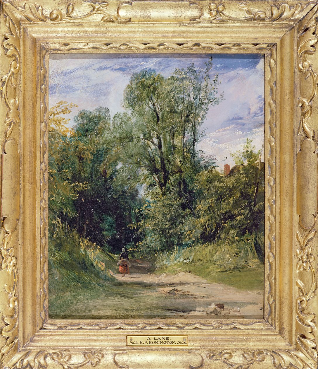 Ein bewaldeter Weg von Richard Parkes Bonington