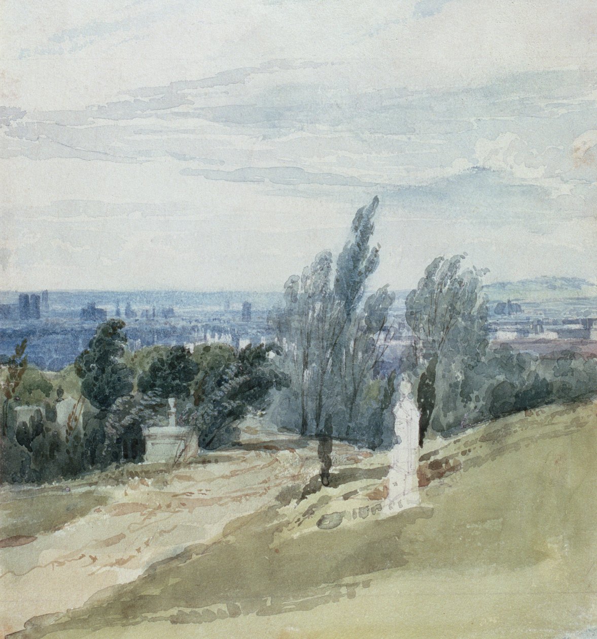 Friedhof Père Lachaise, Paris von Richard Parkes Bonington