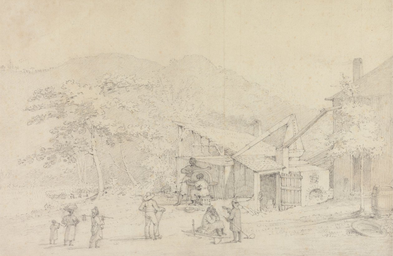 Vorbereitung für das Feld, Trinidad von Richard Bridgens
