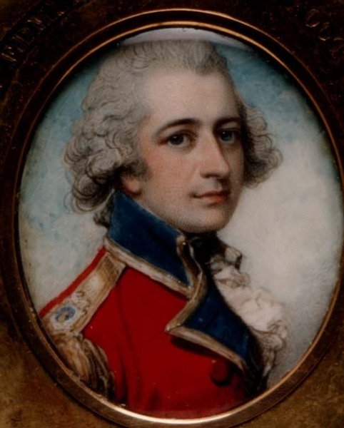 Porträtminiatur von Captain, The Hon, Edmund Phipps von Richard Cosway