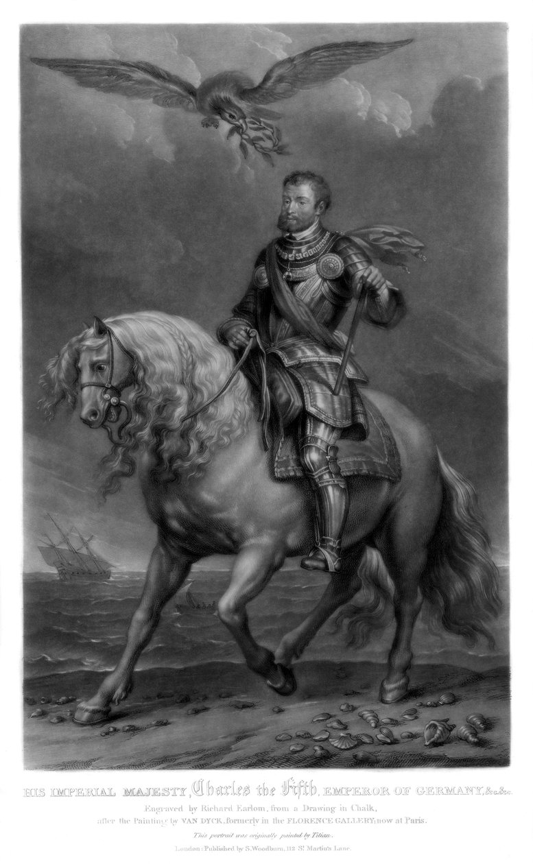 Karl V., König von Spanien und Heiliger Römischer Kaiser, 1816 von Richard Earlom