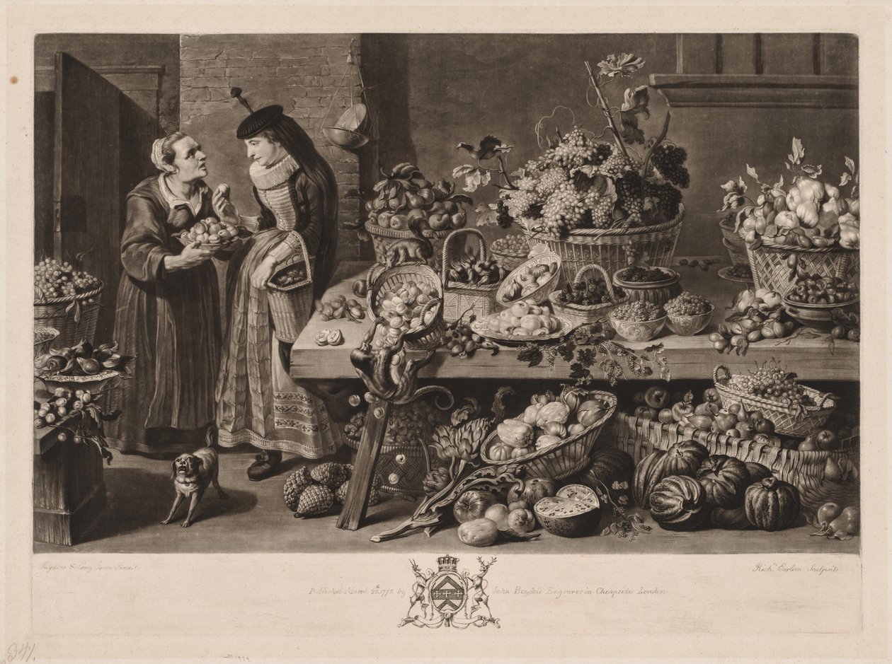 Die vier Märkte: Der Obstmarkt von Richard Earlom
