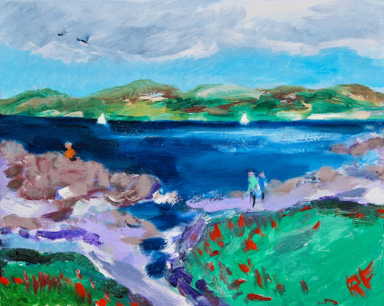 Später Nachmittag, Monterey, 2017 von Richard Fox