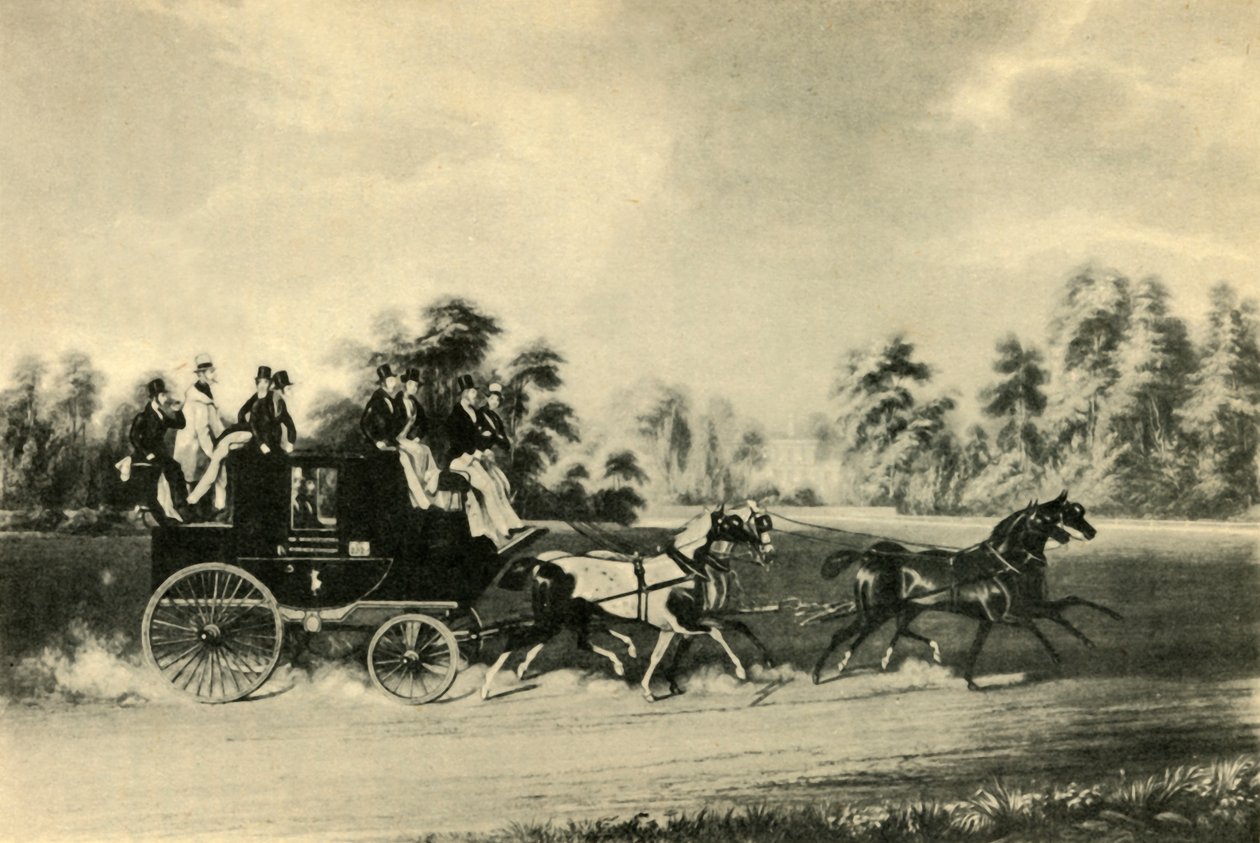 Der Taglioni Windsor Coach, ca. 1837 von Richard Gilson Reeve