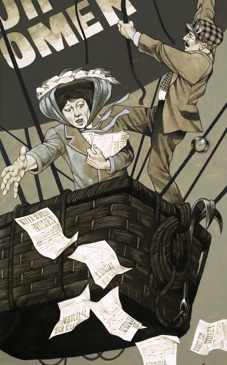 Die Suffragettenbewegung erobert die Lüfte von Richard Hook
