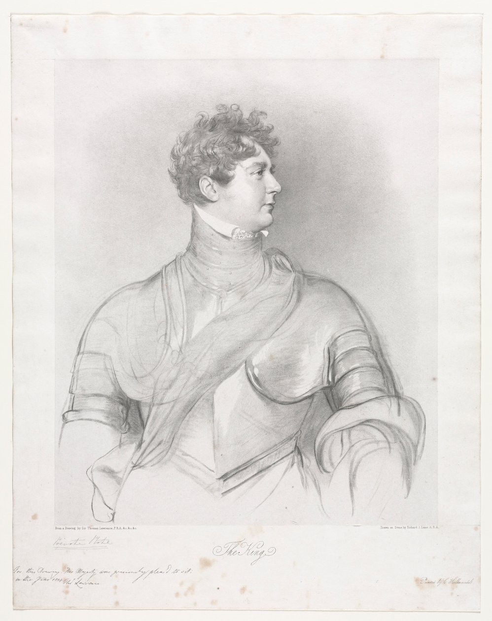 Der König, George IV von Großbritannien von Richard James Lane