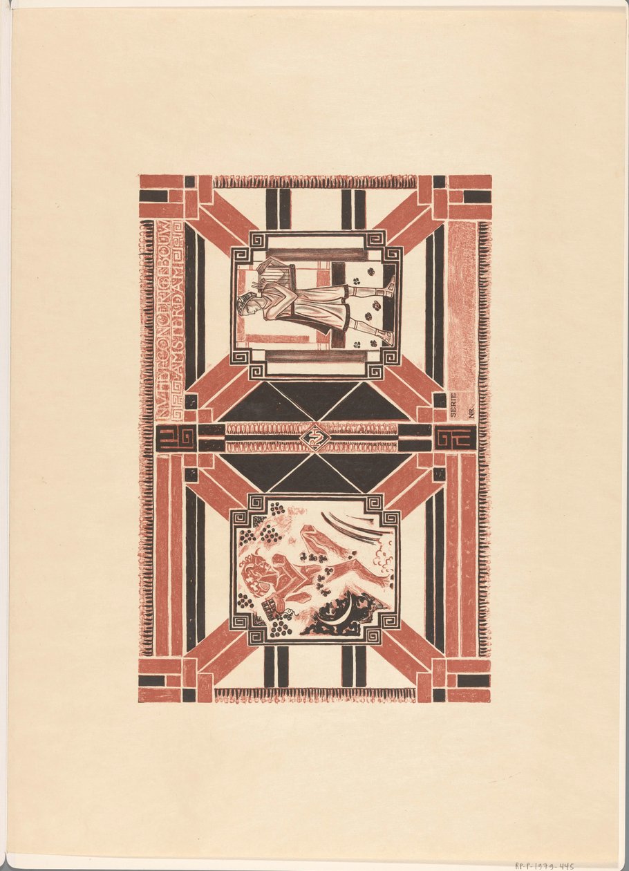 Umschlagentwurf für: Programm des Concertgebouw Amsterdam von Richard Nicolaüs Roland Holst