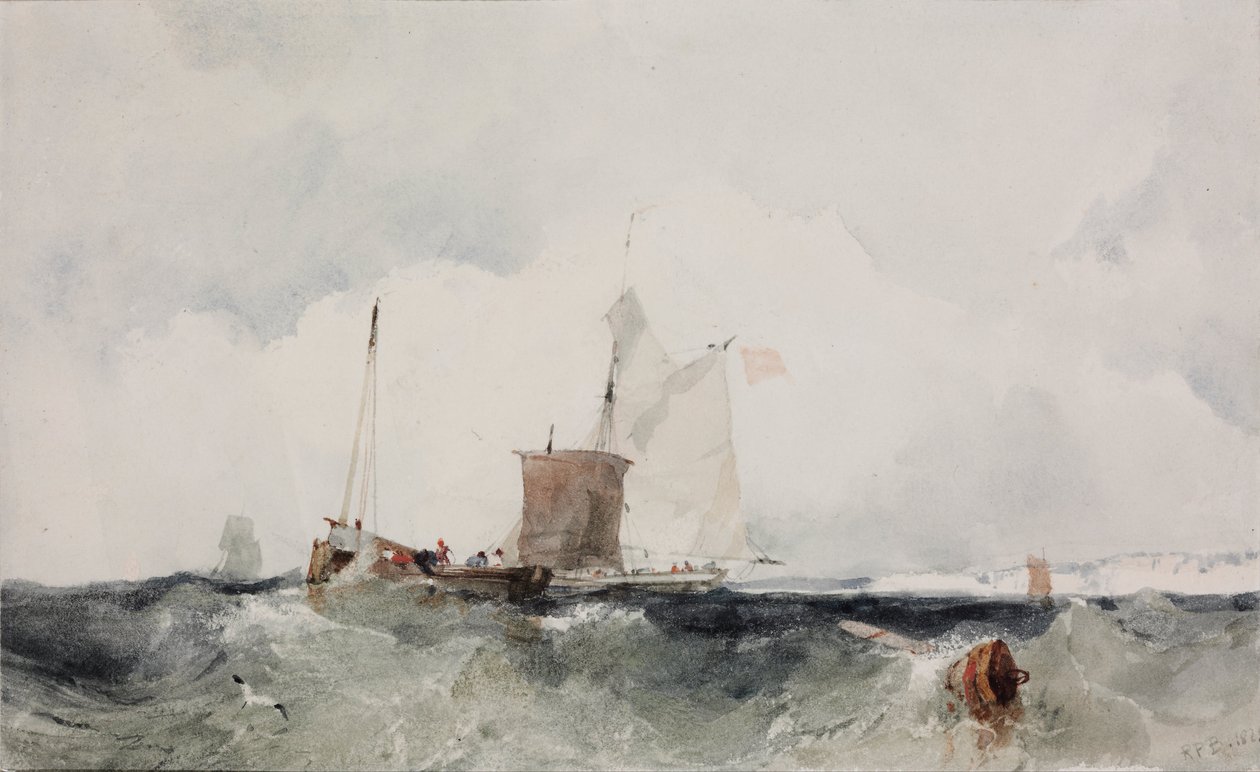 An der englischen Küste von Richard Parkes Bonington