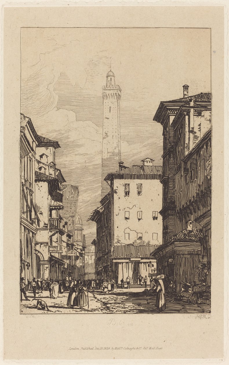 Bologna von Richard Parkes Bonington