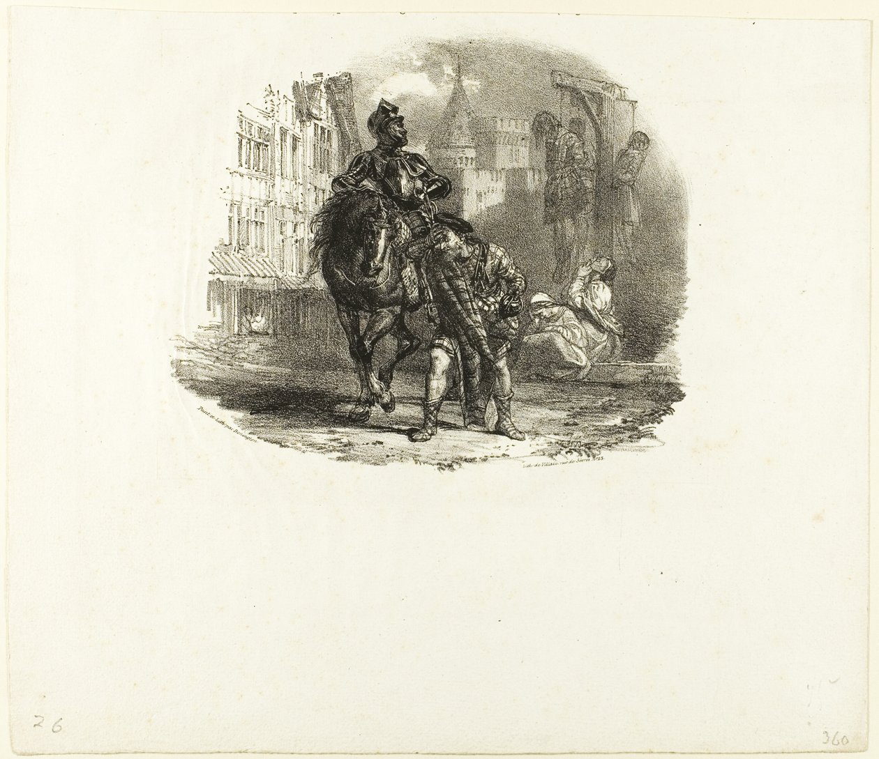Die Gehenkten von Richard Parkes Bonington