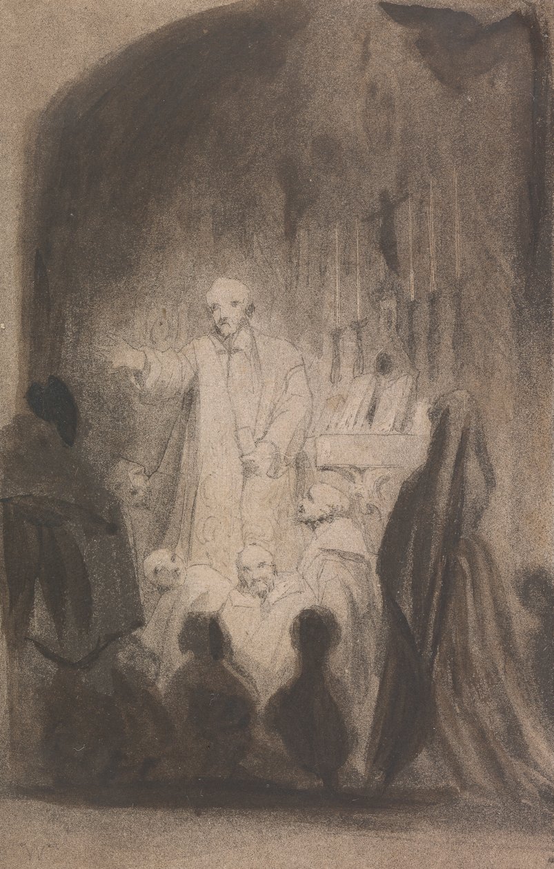 Unbetitelt (eines von drei) von Richard Parkes Bonington