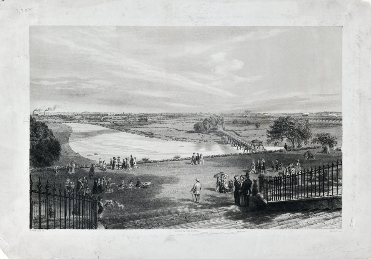 Avenham & Miller Park, um 1870 von Richard Parminter Cuff