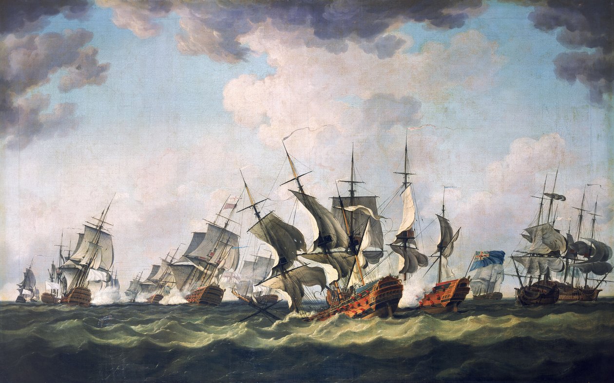 Die Schlacht von Quiberon Bay, 20. November 1759 von Richard Paton