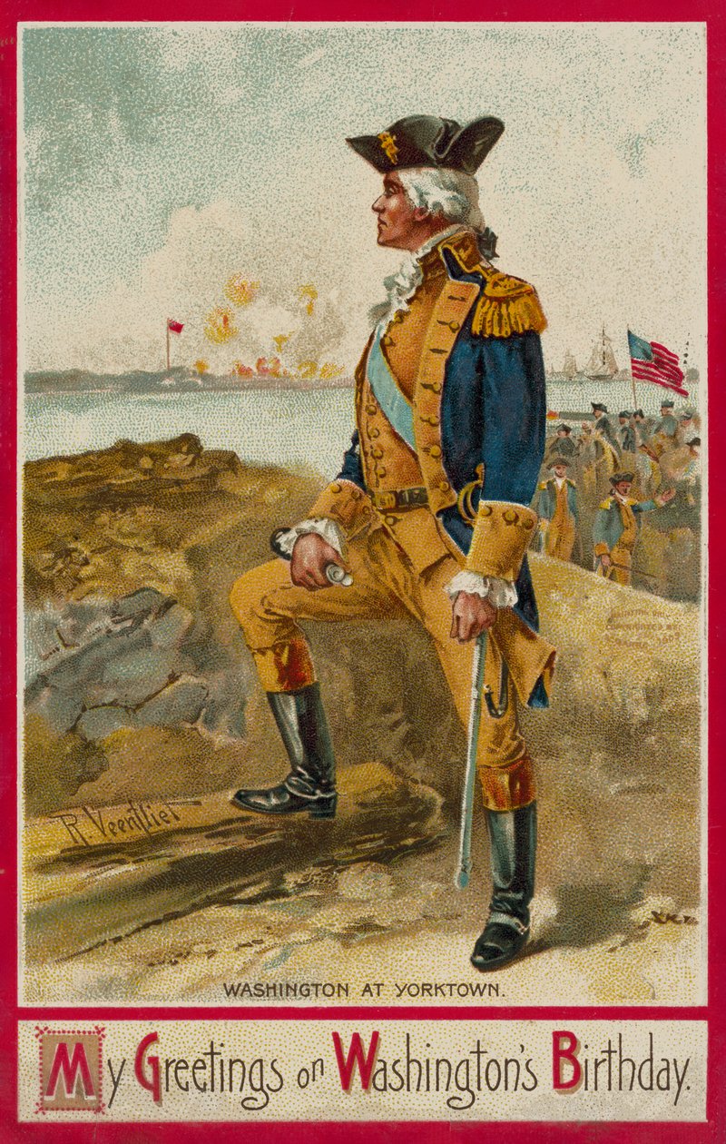 George Washington in Yorktown von Richard Veenfliet