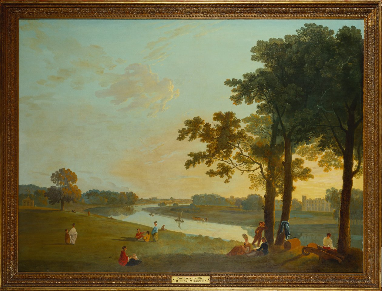 Syon House von den Richmond Gardens von Richard Wilson