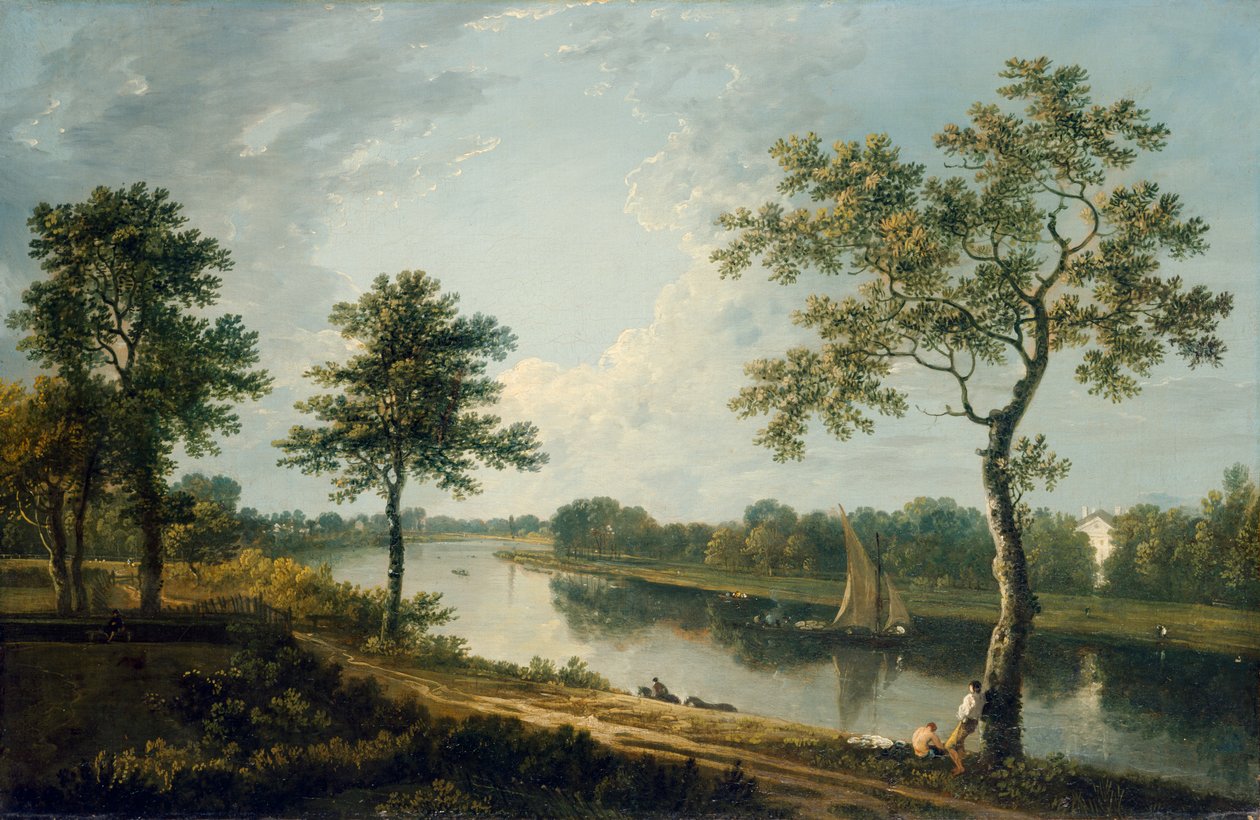 Die Themse bei Marble Hill, um 1762 von Richard Wilson