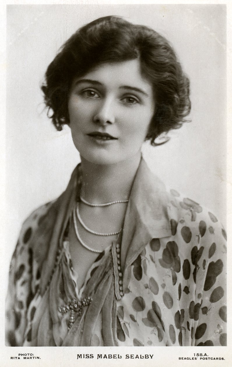 Mabel Sealby, britische Schauspielerin, ca. 1900er-1910er Jahre von Rita Martin