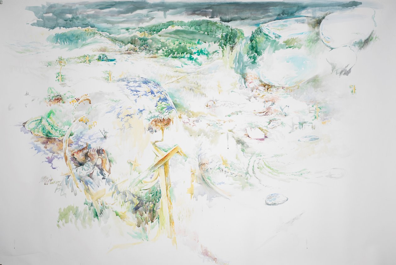 Mülldeponie, Wald irgendwo in der Nähe von Philipsville, 2023 von Rob D Davies