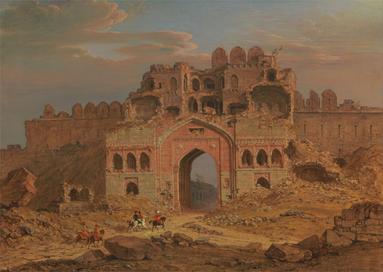 Im Haupteingang des Purana Qila, Delhi von Robert Smith