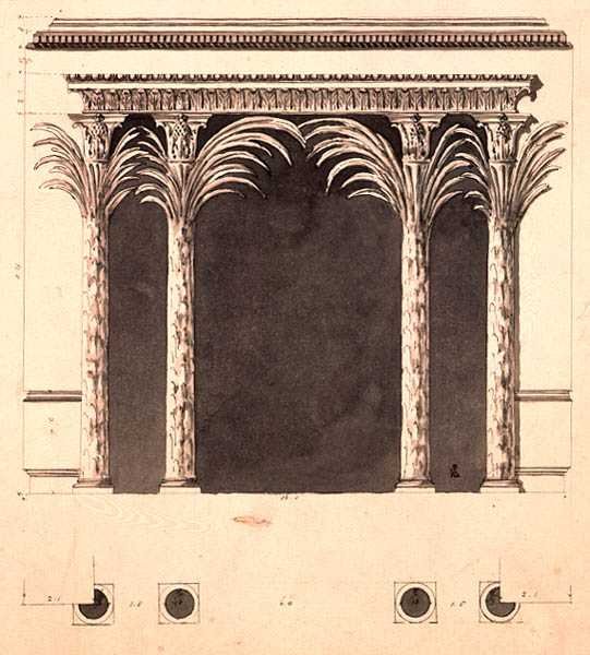 Design für eine Nische von Robert Adam