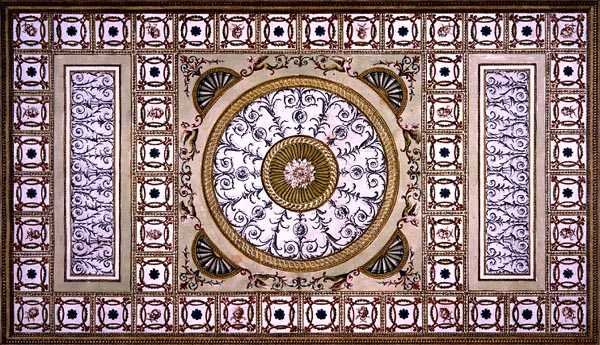 Design für die Decke in der Bibliothek im Osterley House, dem Sitz von Robert Child Esq. von Robert Adam