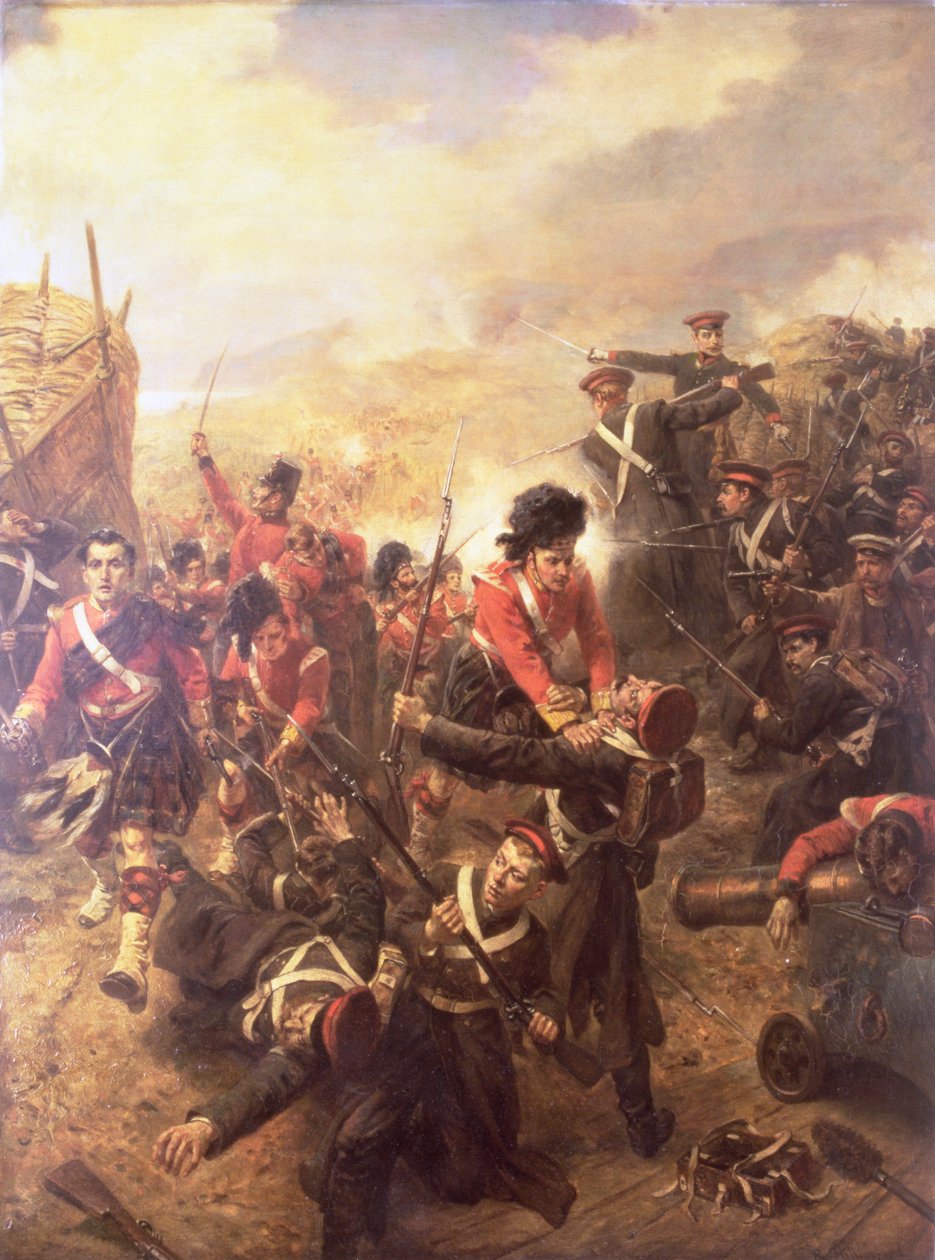 Der Angriff auf das Redan, Sewastopol, ca. 1899 von Robert Alexander Hillingford