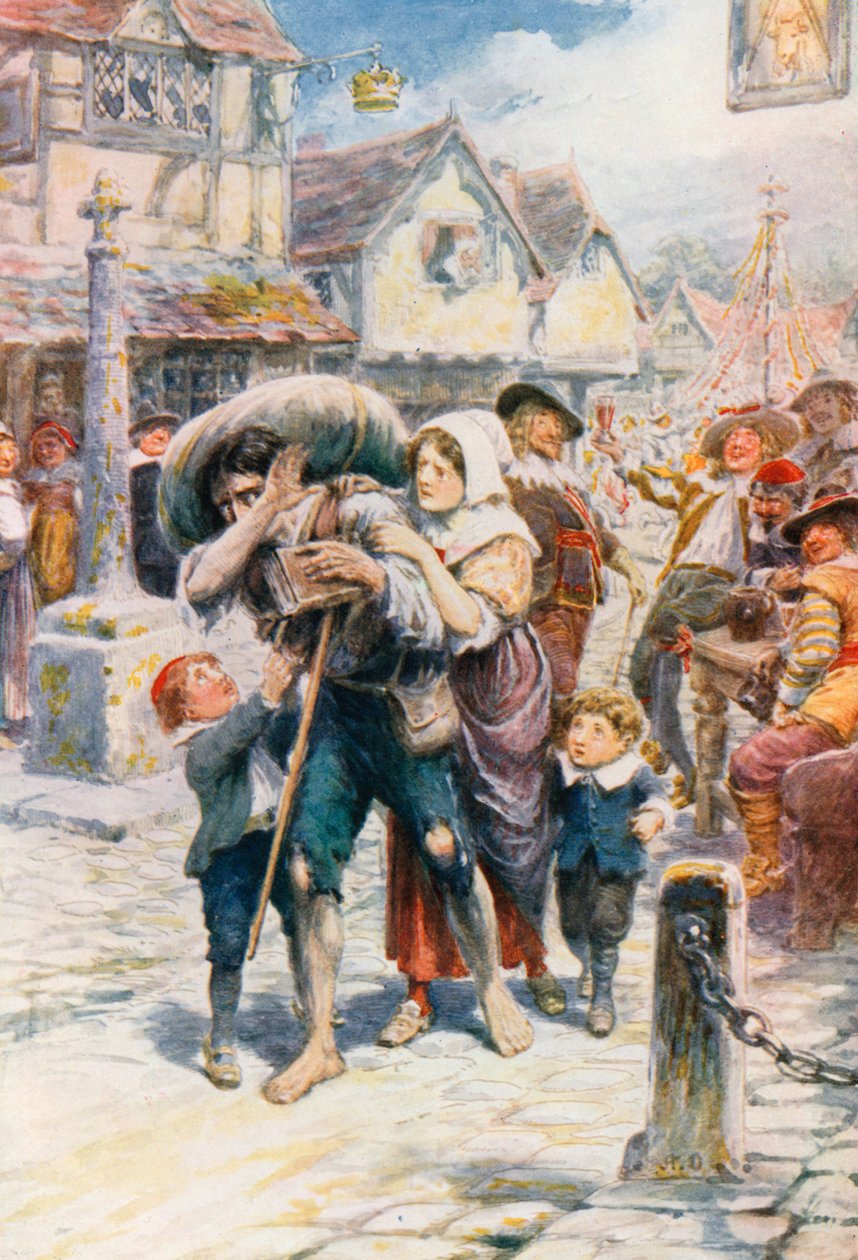 Christian begibt sich auf seine Pilgerreise von Robert Ambrose (after) Dudley