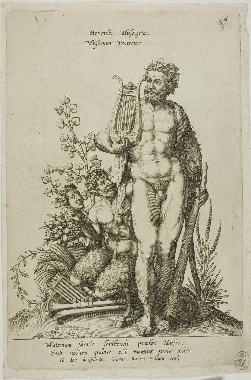 Herkules, Platte 16 aus Parnassus Biceps von Robert Boissard