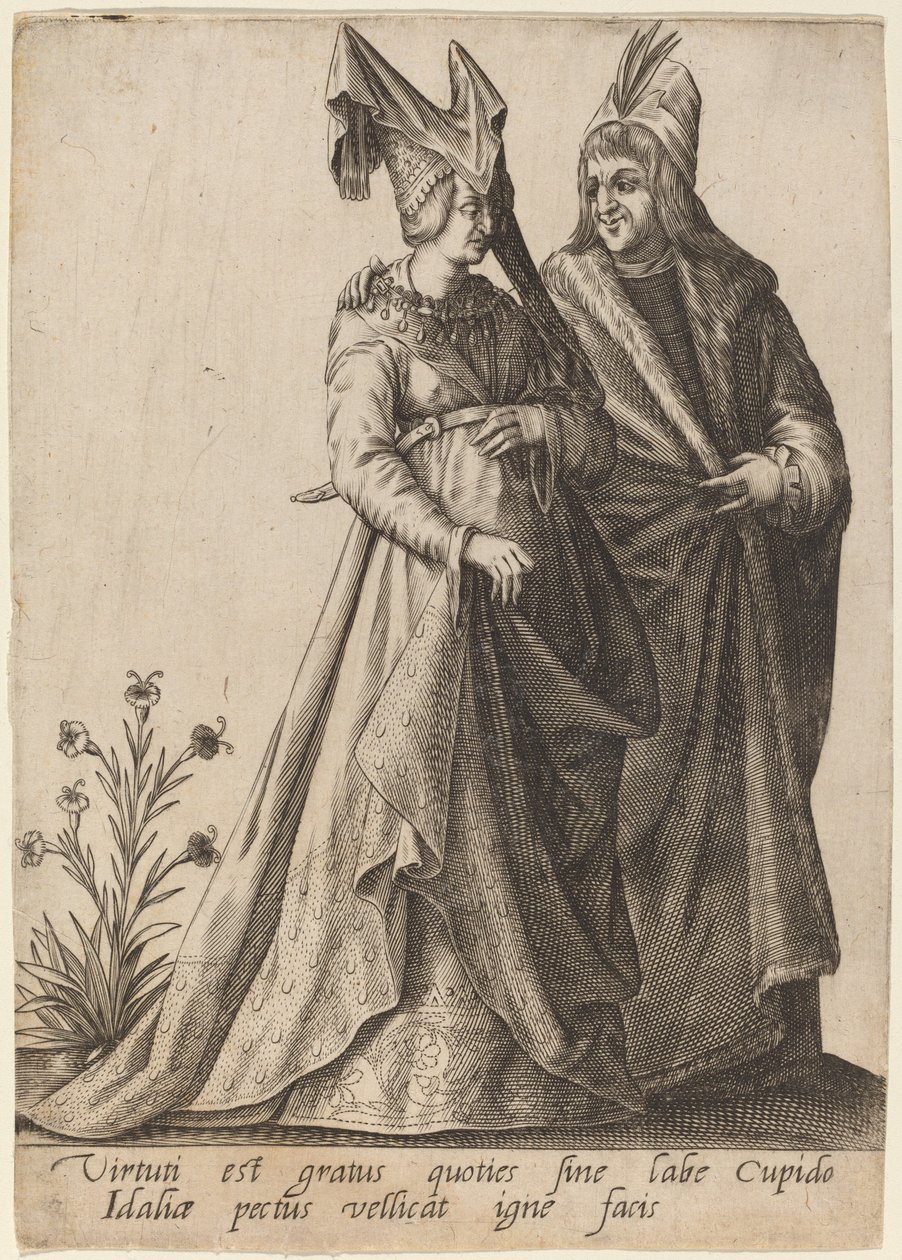 Virtui est gratus quoties... von Robert Boissard after Jean Jacques Boissard