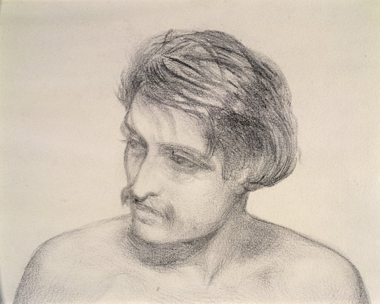 Studie eines Männerkopfes von Robert Braithwaite Martineau