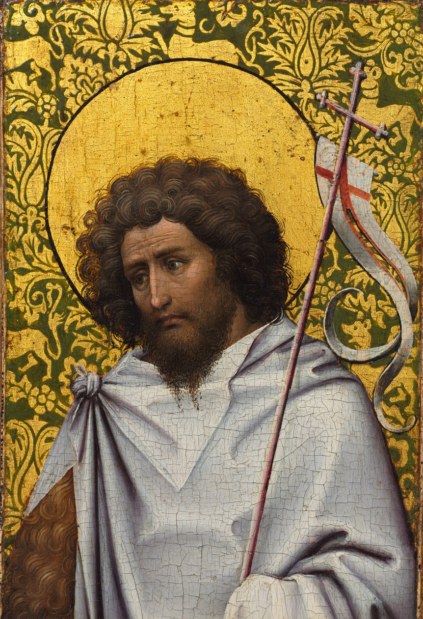 Johannes der Täufer, ca. 1410 von Robert Campin