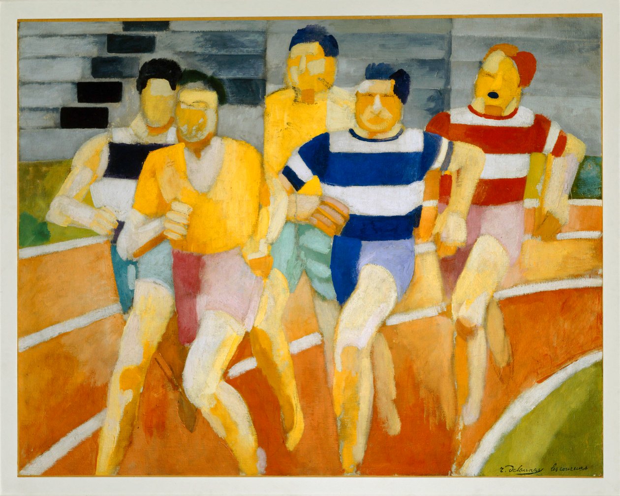 Les coureurs von Robert Delaunay: hochwertiger Kunstdruck