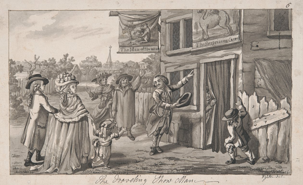 Der reisende Schausteller von Robert Dighton