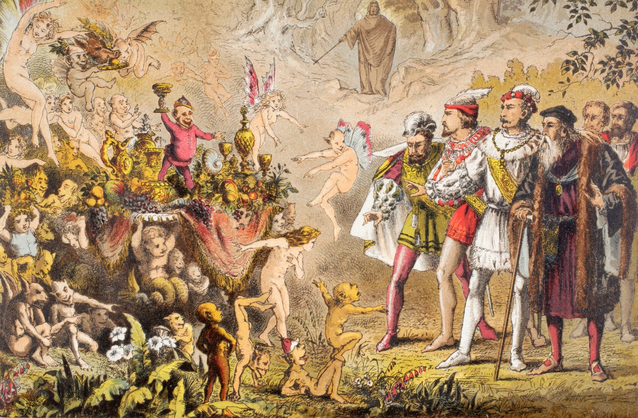 Alonso spricht in Der Sturm, Akt III, Szene III, 