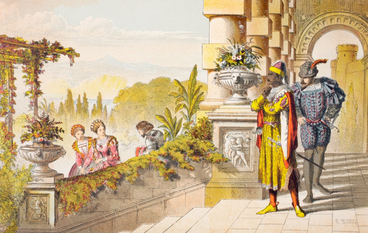 Cassio spricht in Othello, Akt III, Szene III, 
