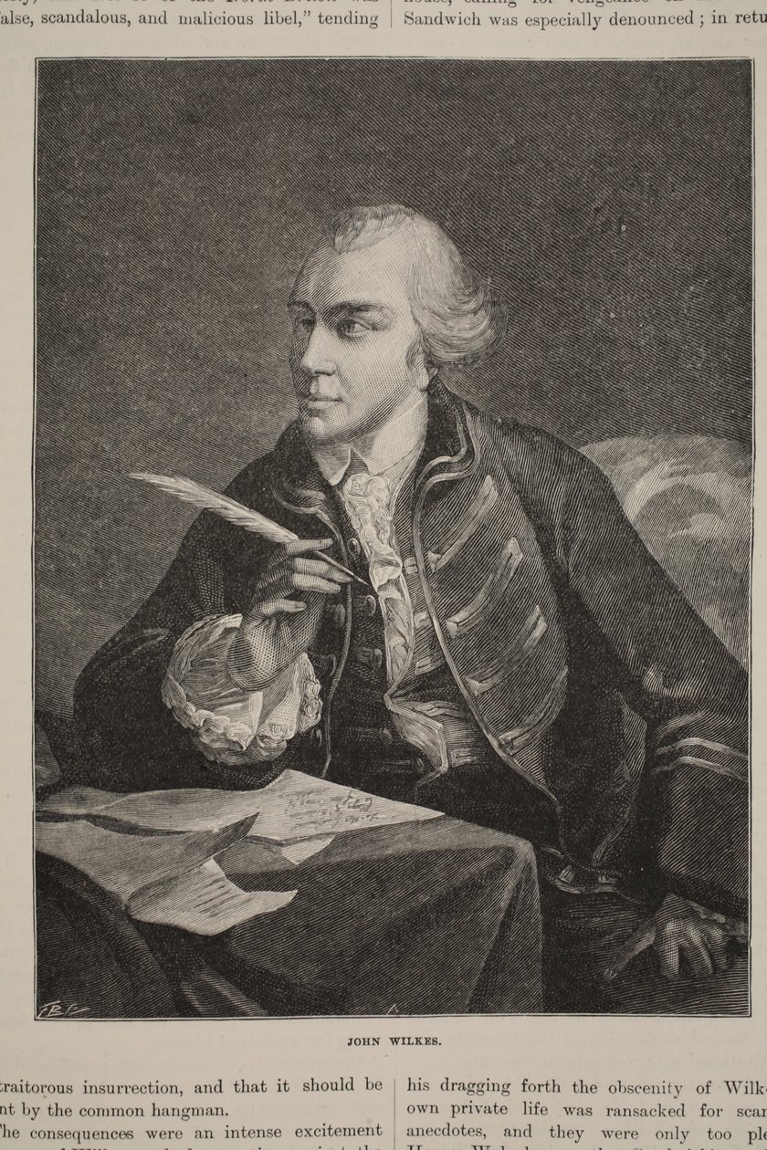 John Wilkes, Illustration aus 