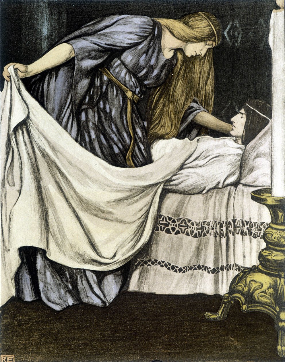 Der Tod von Tristan - in „Der Roman von Tristan und Isolde“ von Robert Engels von Robert Engels