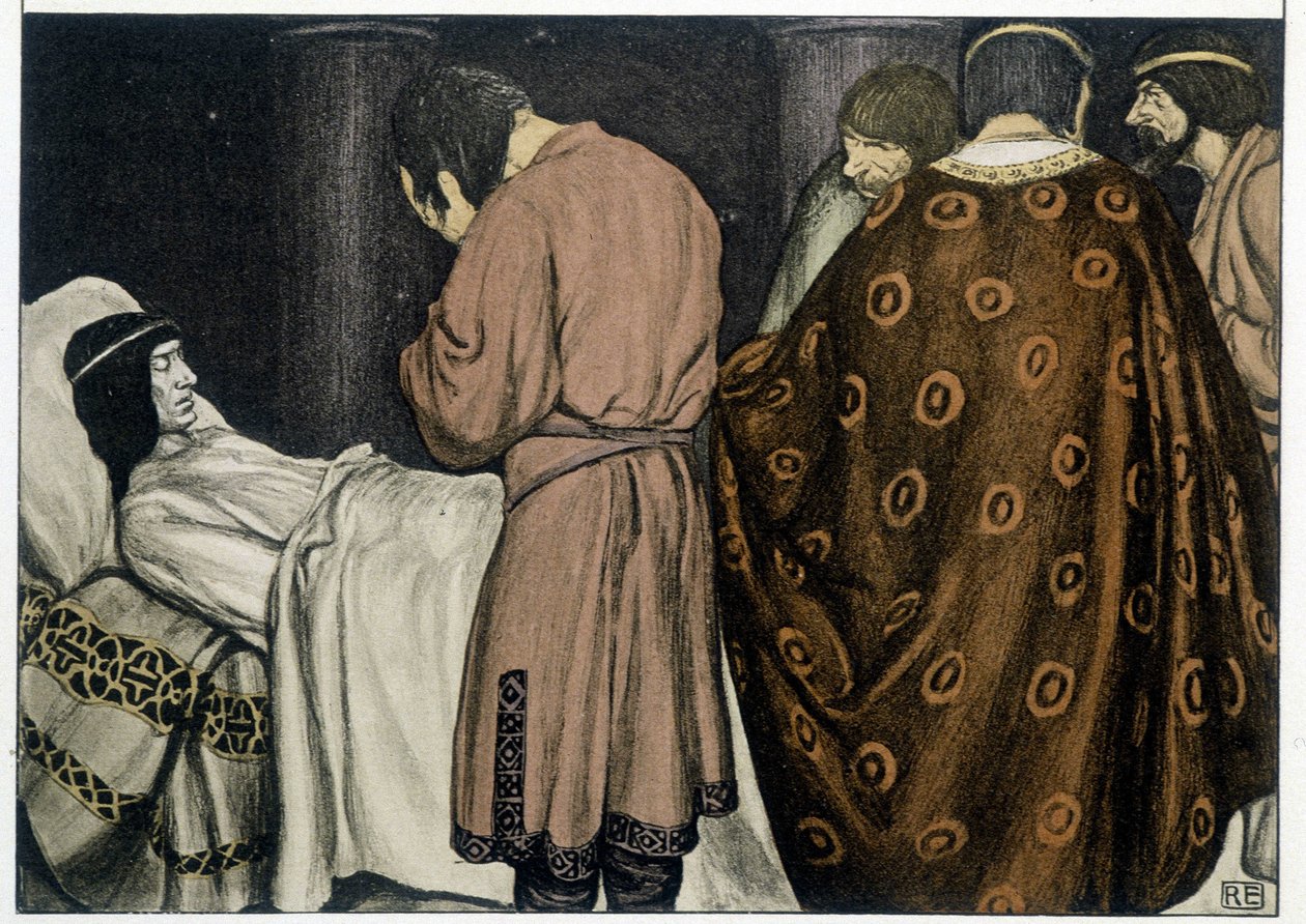 Der Tod von Tristan - in „Der Roman von Tristan und Isolde“ von Robert Engels von Robert Engels