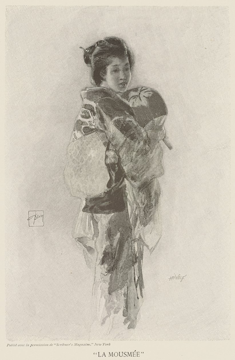 La Mousmee, Illustration aus 