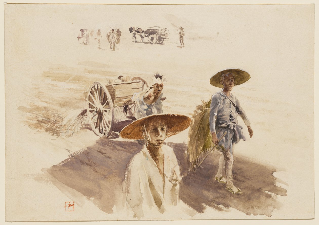 Ein Sprengwagen von Robert Frederick Blum