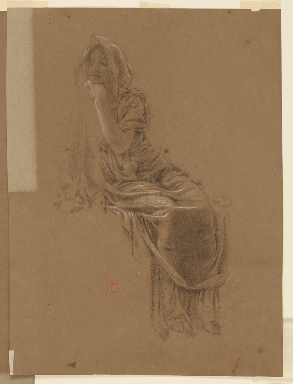 Studie für eine sitzende Frau, „Vintage Festival“, Mendelssohn Glee Club, New York, NY von Robert Frederick Blum