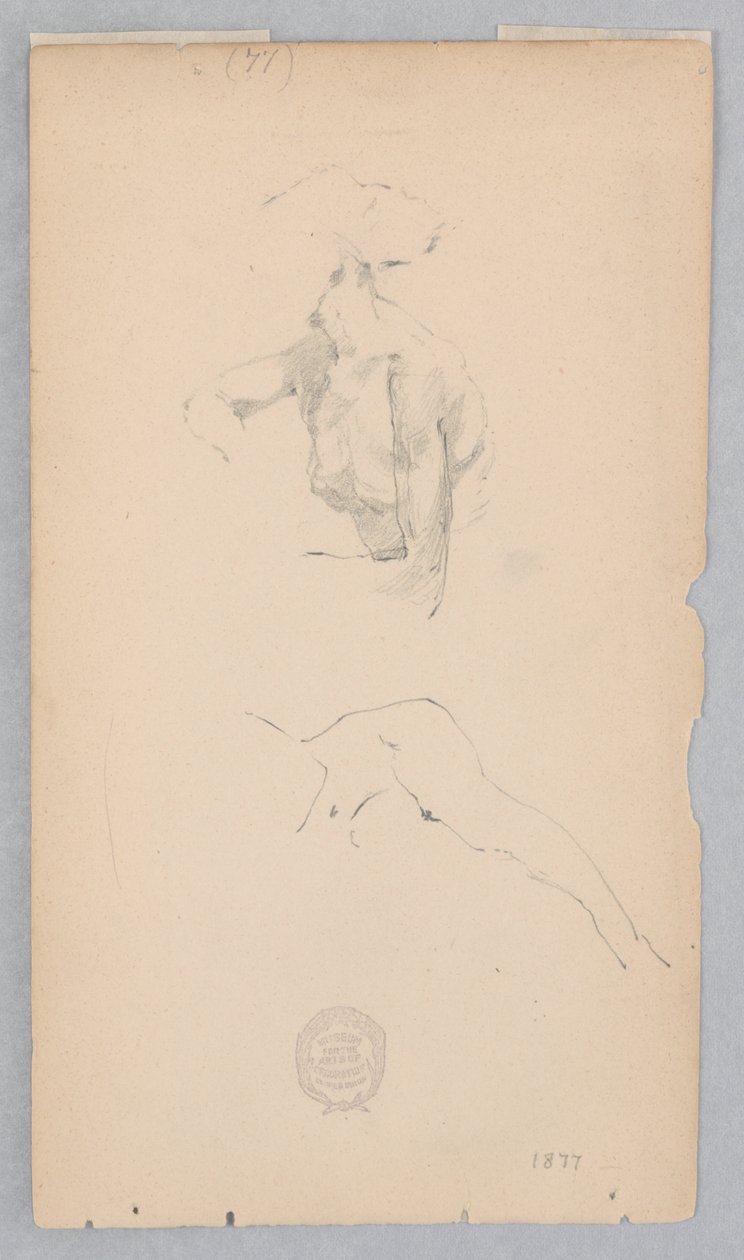 Zwei Studien nach dem Akt einer Frau von Robert Frederick Blum