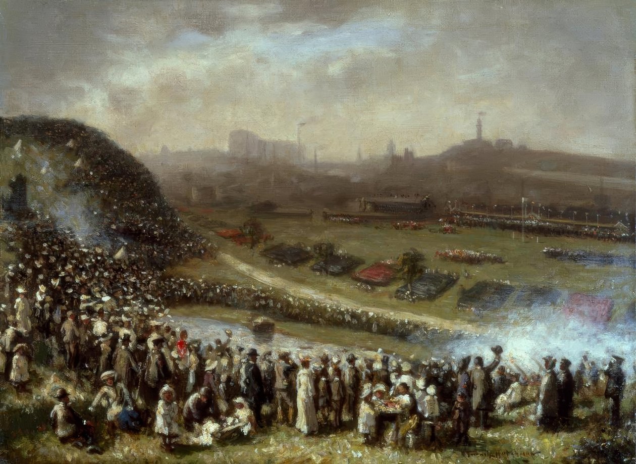 Bei den Rennen, Glasgow von Robert Gemmell Hutchison