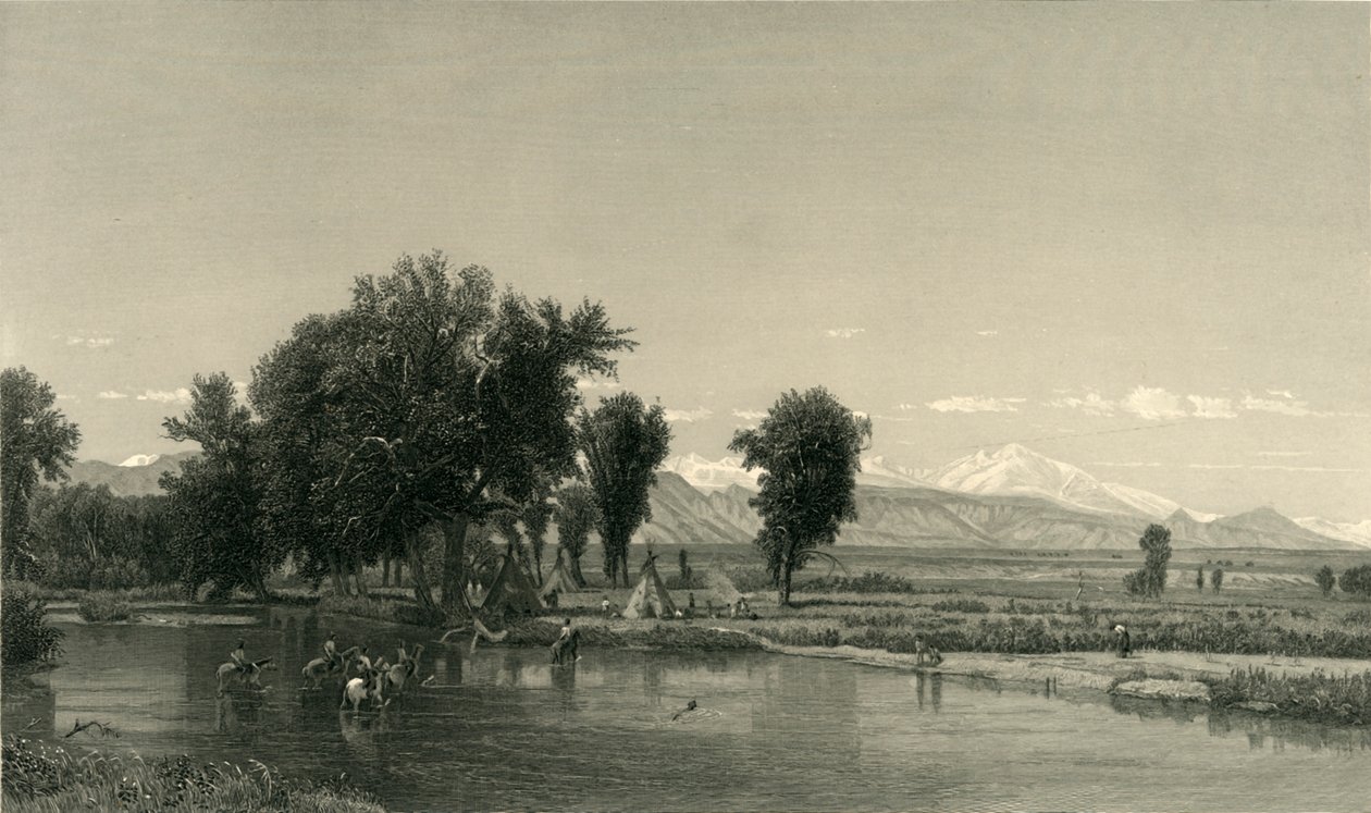 Die Rocky Mountains, 1874 von Robert Hinshelwood
