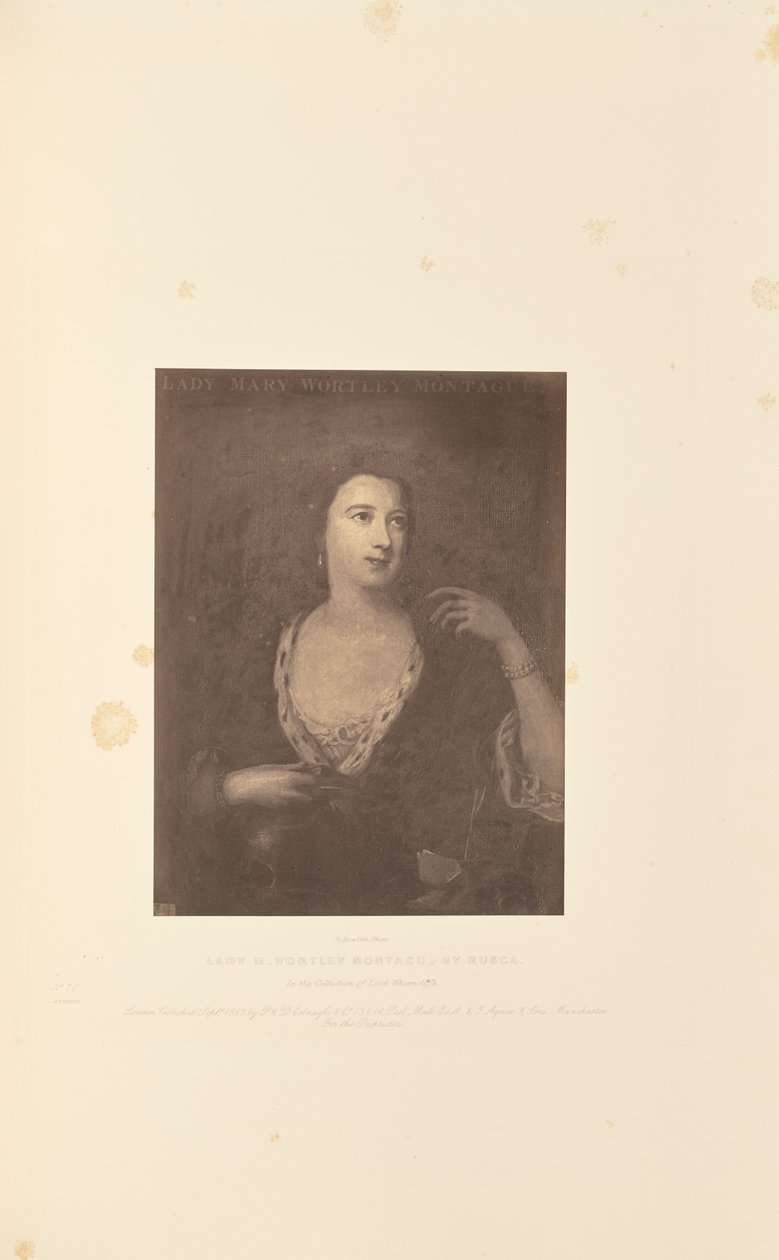 Lady M. Wortley Montagu, von Rusca von Robert Howlett