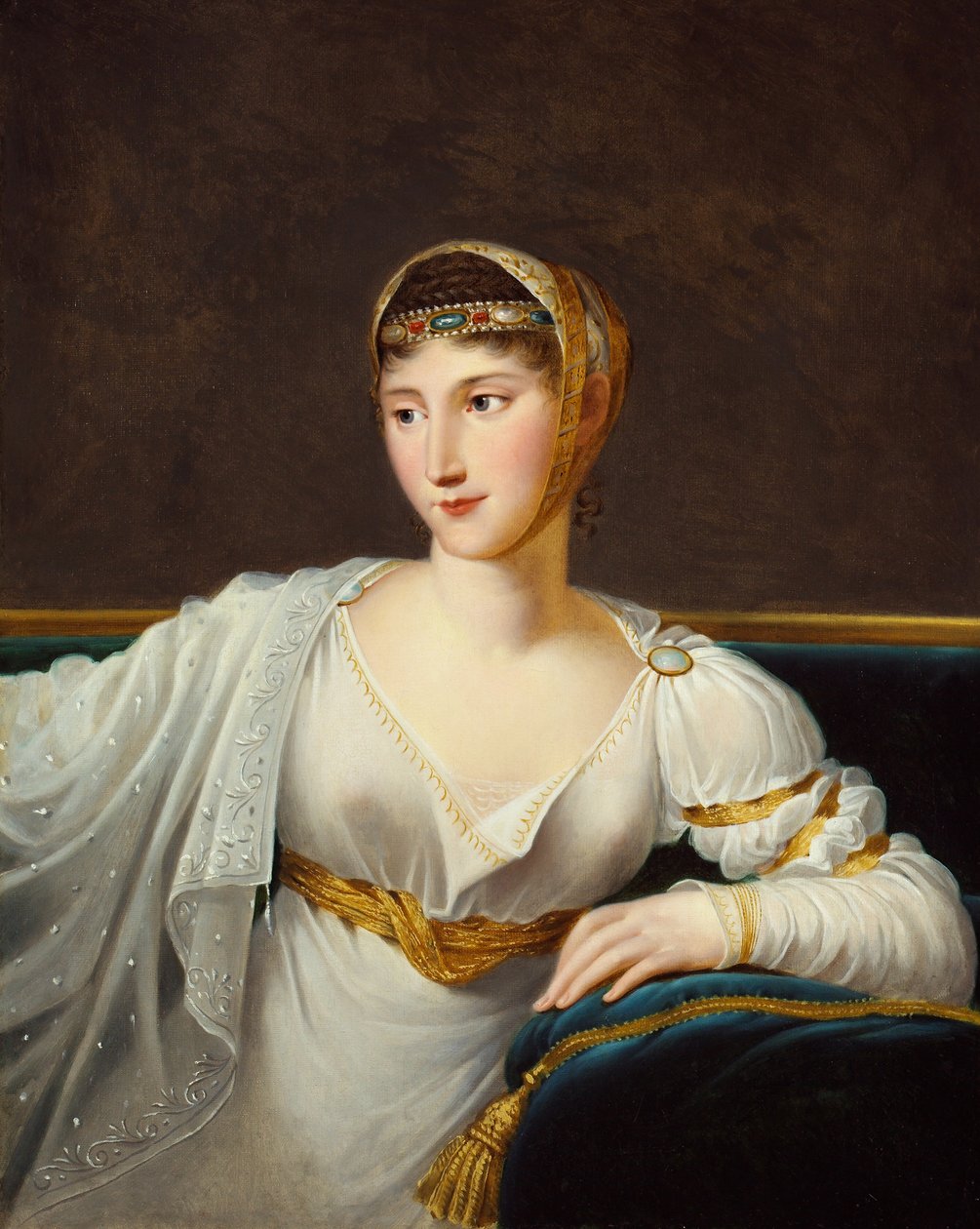 Porträt von Prinzessin Pauline Borghese, Ehefrau von General Leclerc von Robert Lefevre