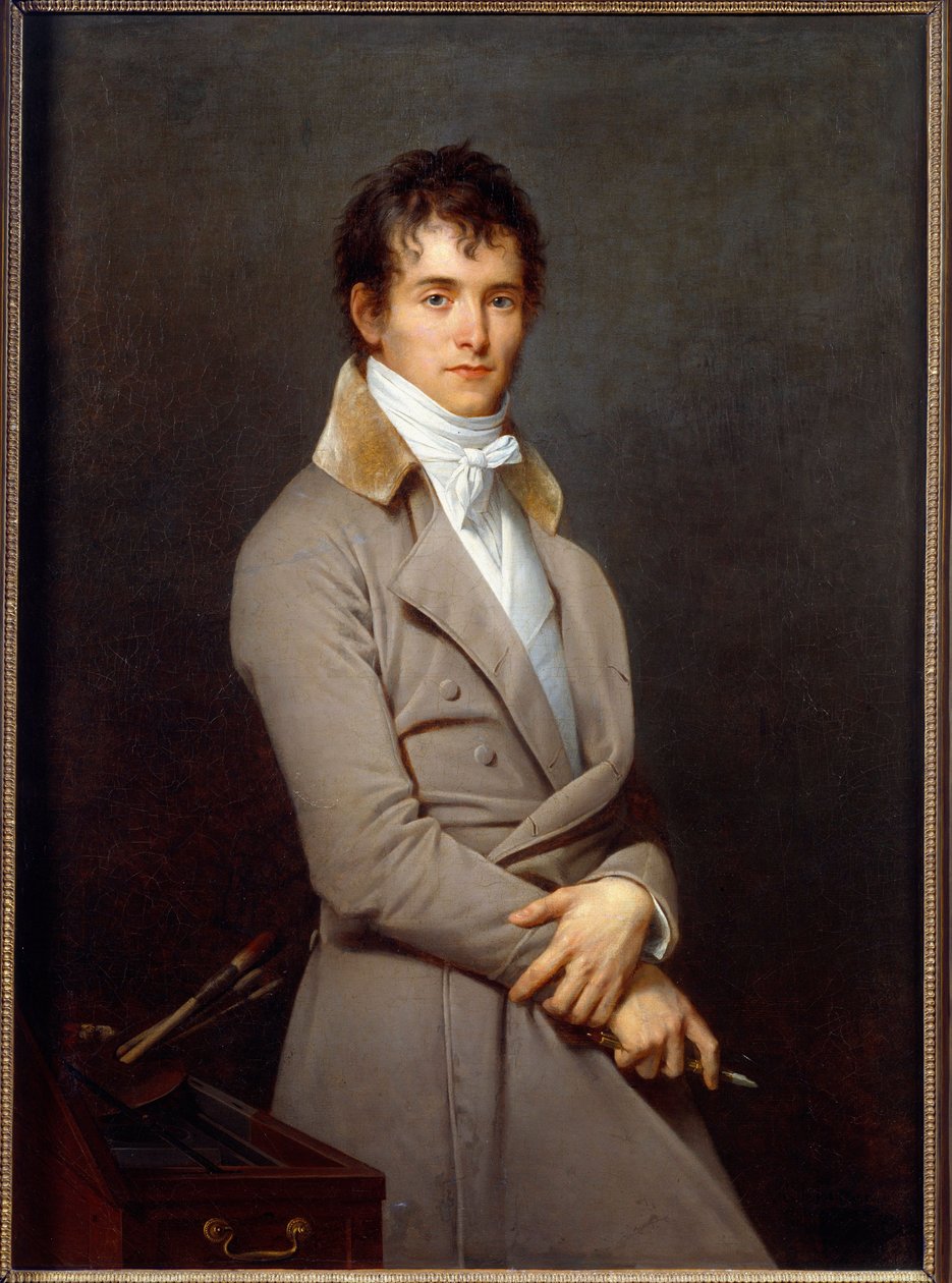 Porträt des Malers Pierre Narcisse Guerin von Robert Lefevre