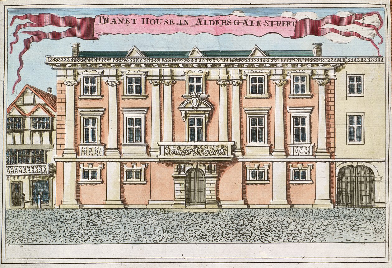 Thanet House in der Aldersgate Street, aus 