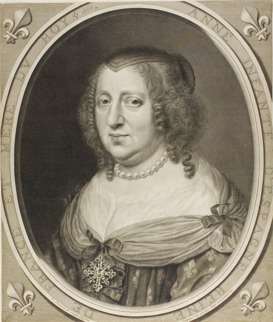 Anna von Österreich von Robert Nanteuil