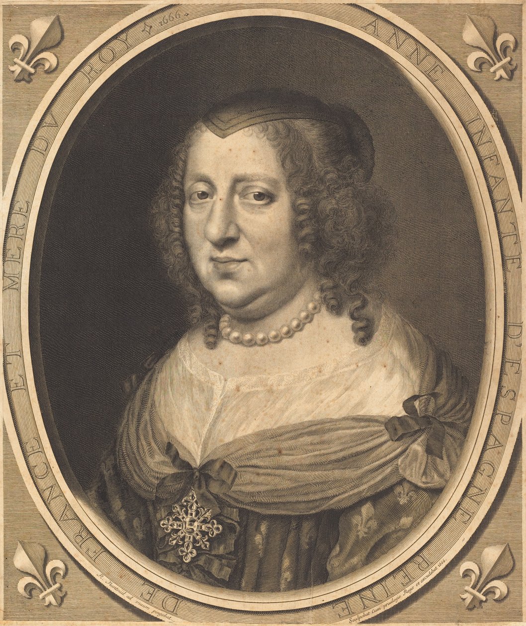 Anna von Österreich, Königin von Frankreich und Navarra von Robert Nanteuil